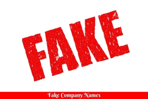 Fake Company Names