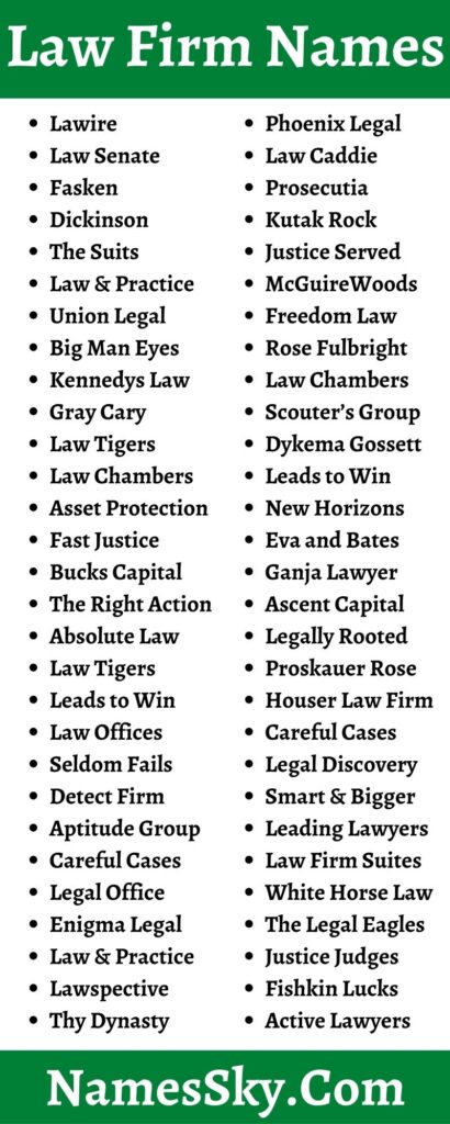 555 Unique Law Firm Names Ideas To Attract Clientele   Law Firm Names 1 410x1024 