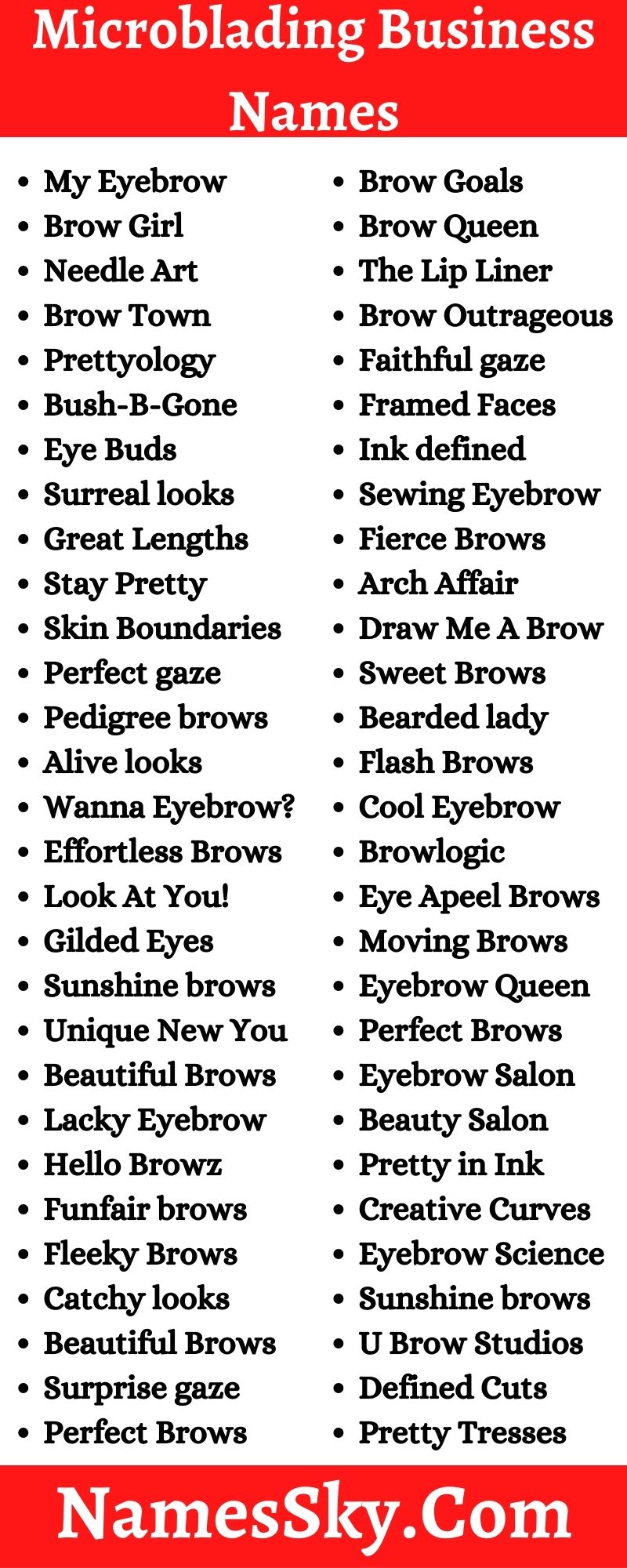 Microblading Business Names