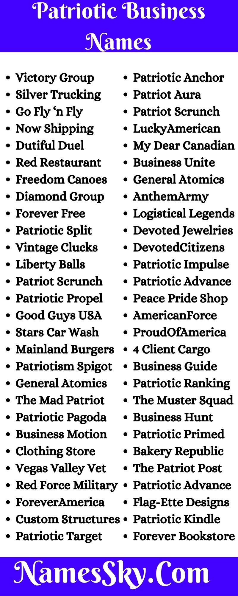 326+ Patriotic Business Names & Patriotic Company Name Ideas