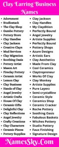 254+ Clay Earring Business Names Ideas (Creative, Catchy, Good, Unique)