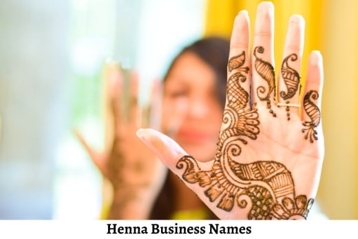 Henna Business Names Arabic