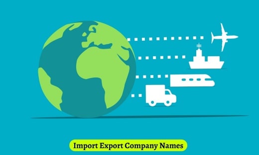 Import Export Company Names