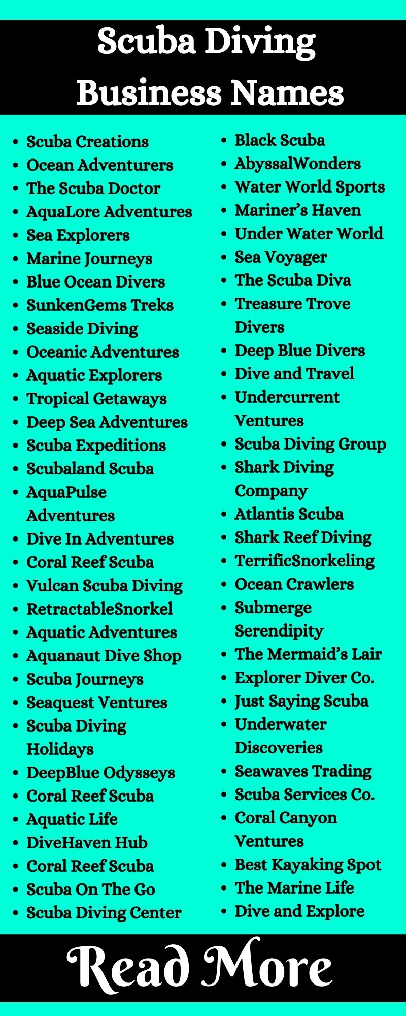 Scuba Diving Business Names: 654+ Catchy Scuba Diving Company Name Ideas