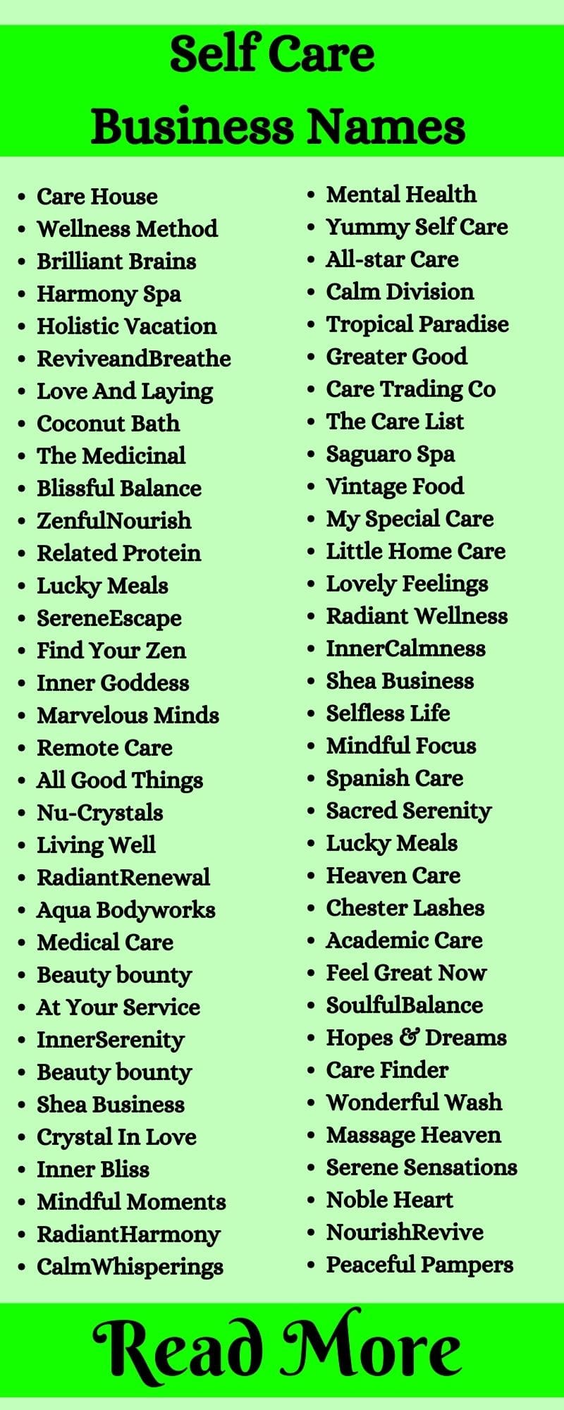 561+ Catchy Self Care Business Names Ideas (Unique, Funny, Catchy)